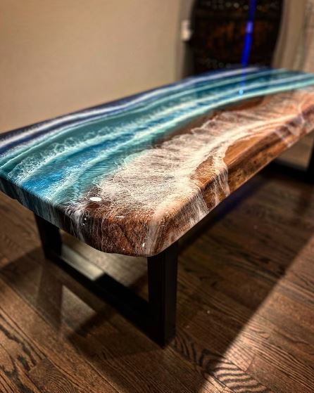Extra Long Ocean River Table