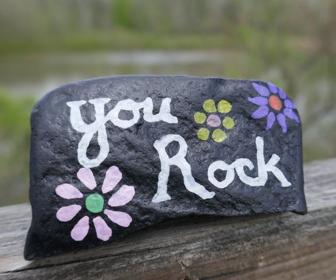 hand painted rocks