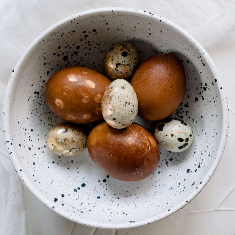 Brown & Metallic Easter eggs