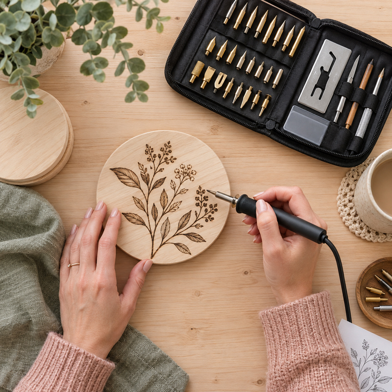 list of wood burning kits for crafts