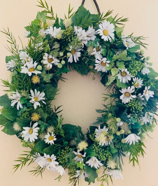 Elegant spring wreath