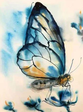 Butterfly Watercolors
