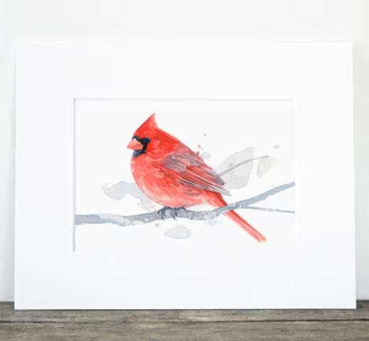 Red Cardinal Print