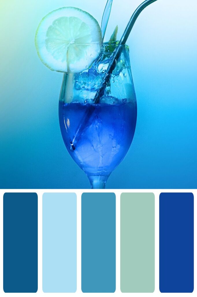 Blue Drink Color Palette