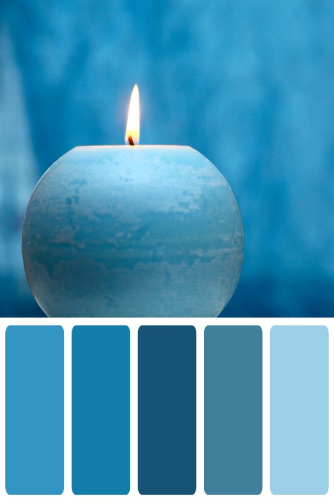 Blue Candle Color Palette