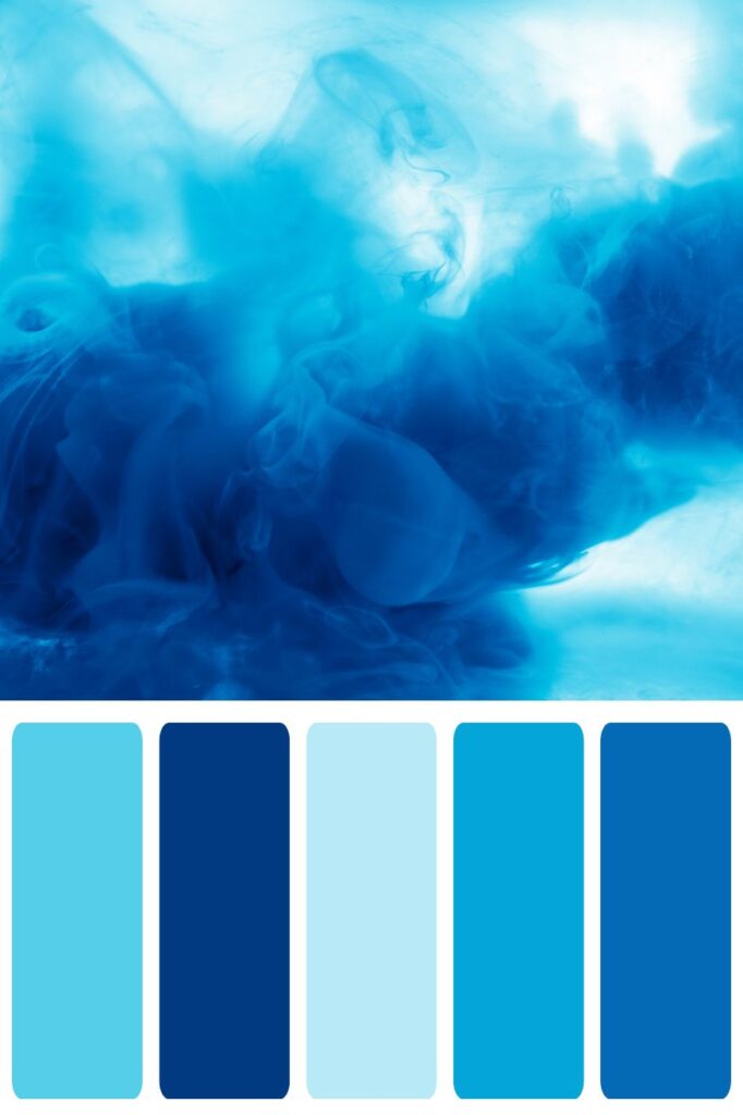Blue Swirl Color Palette