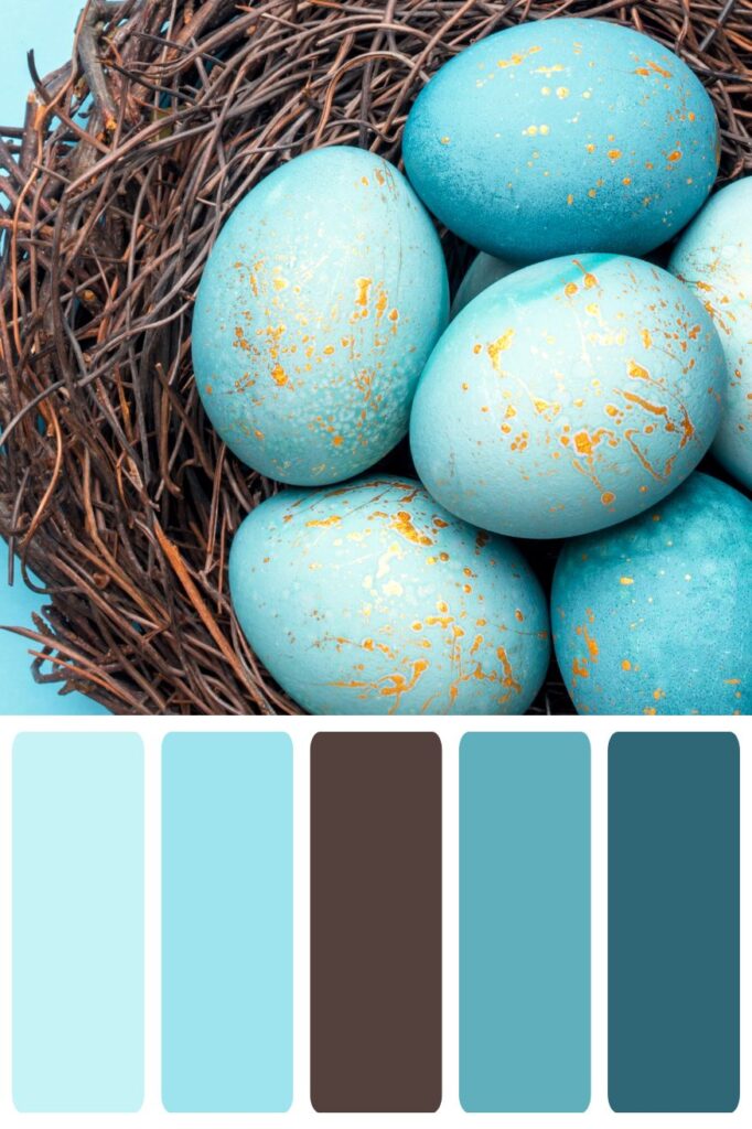 Blue Eggs Color Palette
