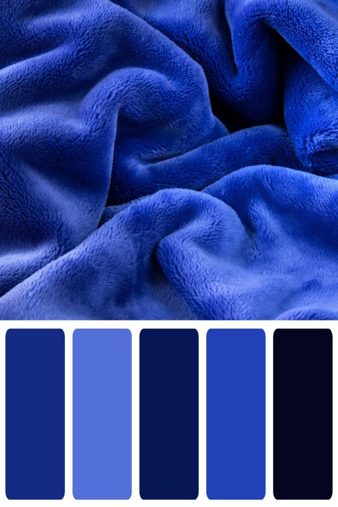Blue Fabric Color Palette