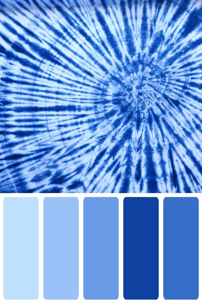 Retro Blue Color Palette